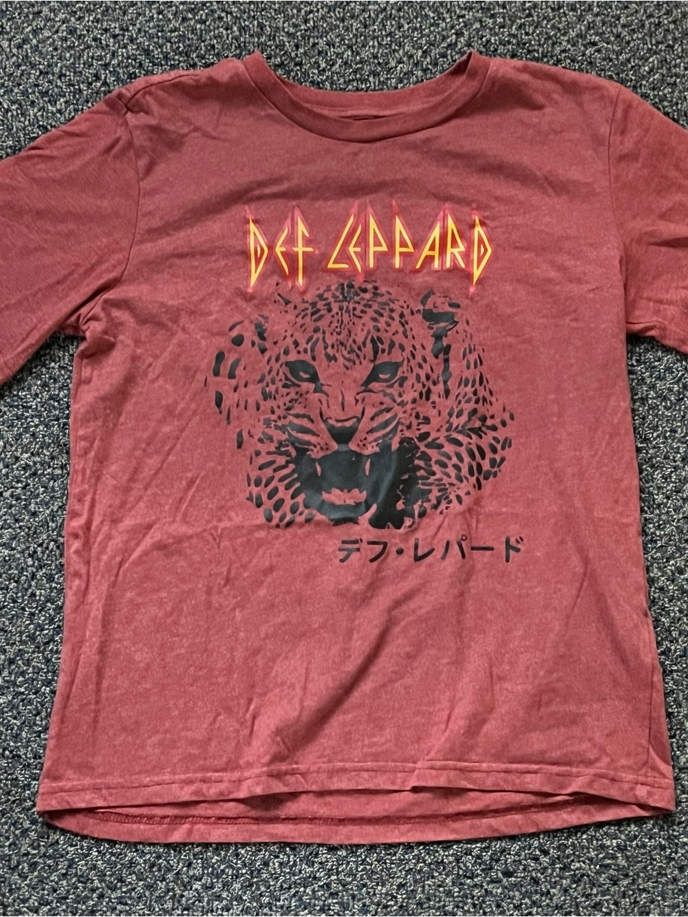 Kids' Def Leppard Graphic Tee - Red